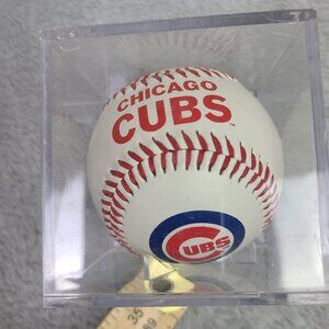 2002‎ Chicago Cubs Fotoball Baseball in Case